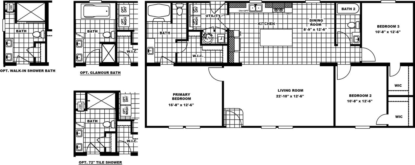 Floor plan for FALCON 56B