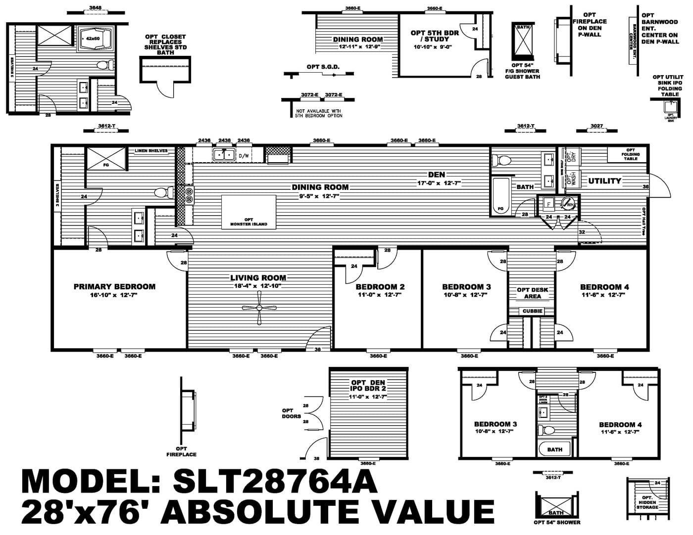 Floor plan for ABSOLUTE VALUE