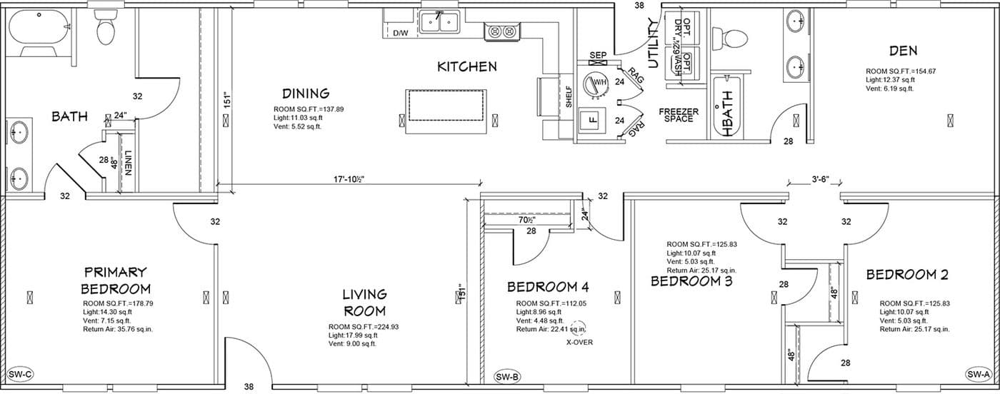 Floor plan for Sniders Hwy Lot 1