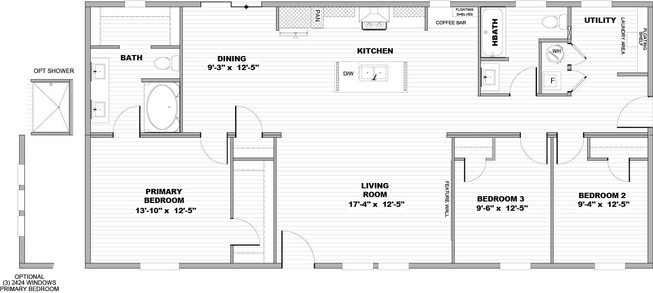 Floor plan for EXPLORER