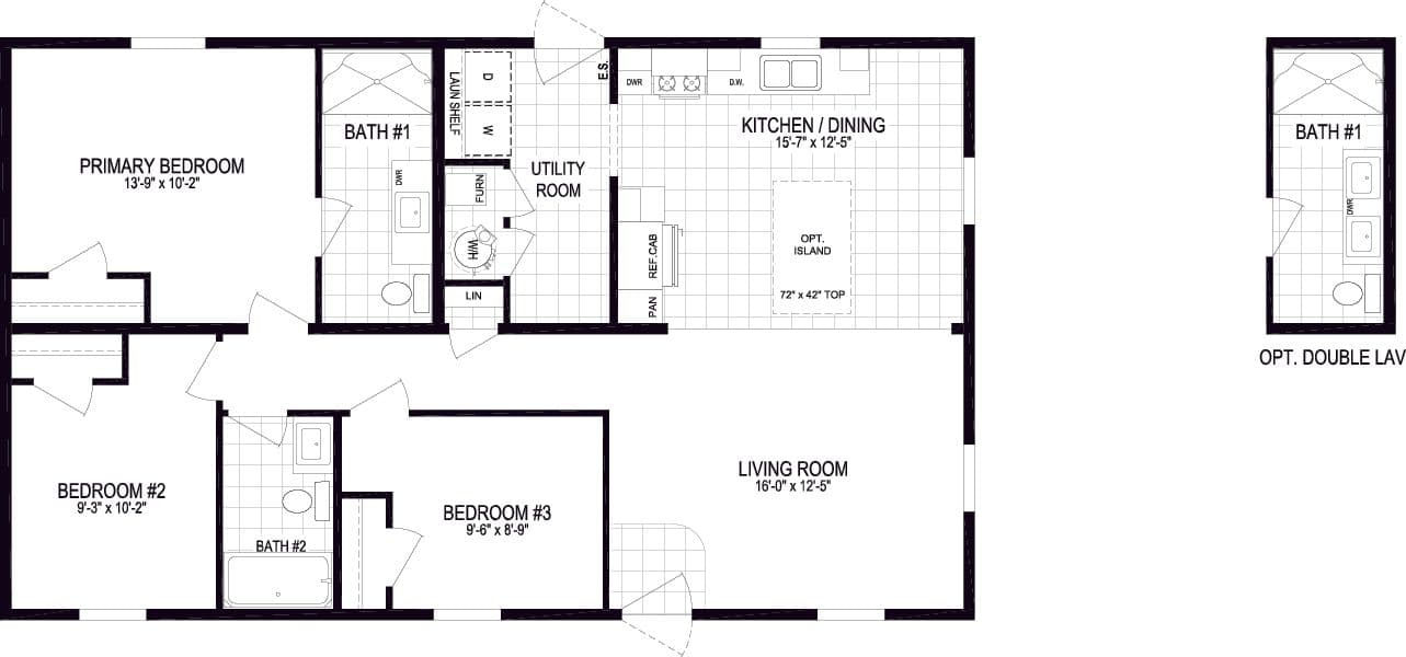 Floor plan for 4428-MS066-1 BLUFFTON