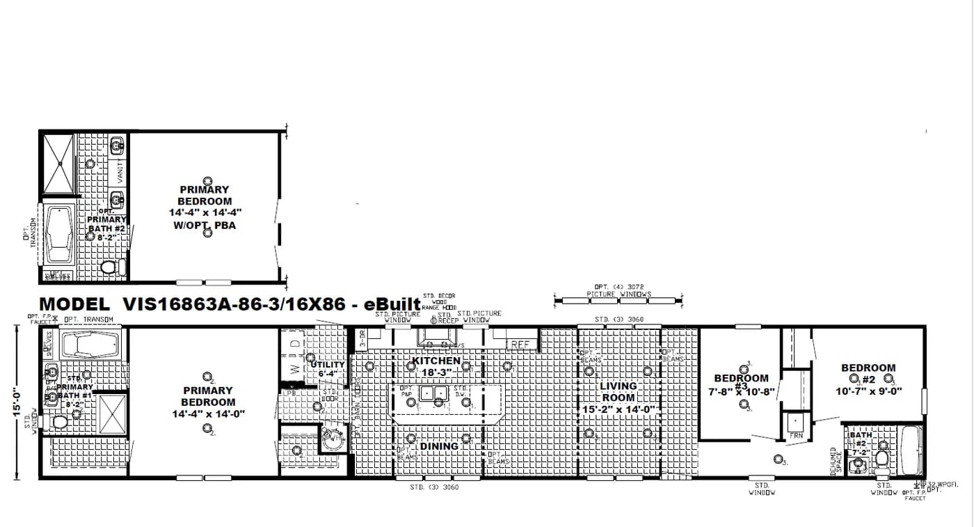 Floor plan for THE SEASIDE