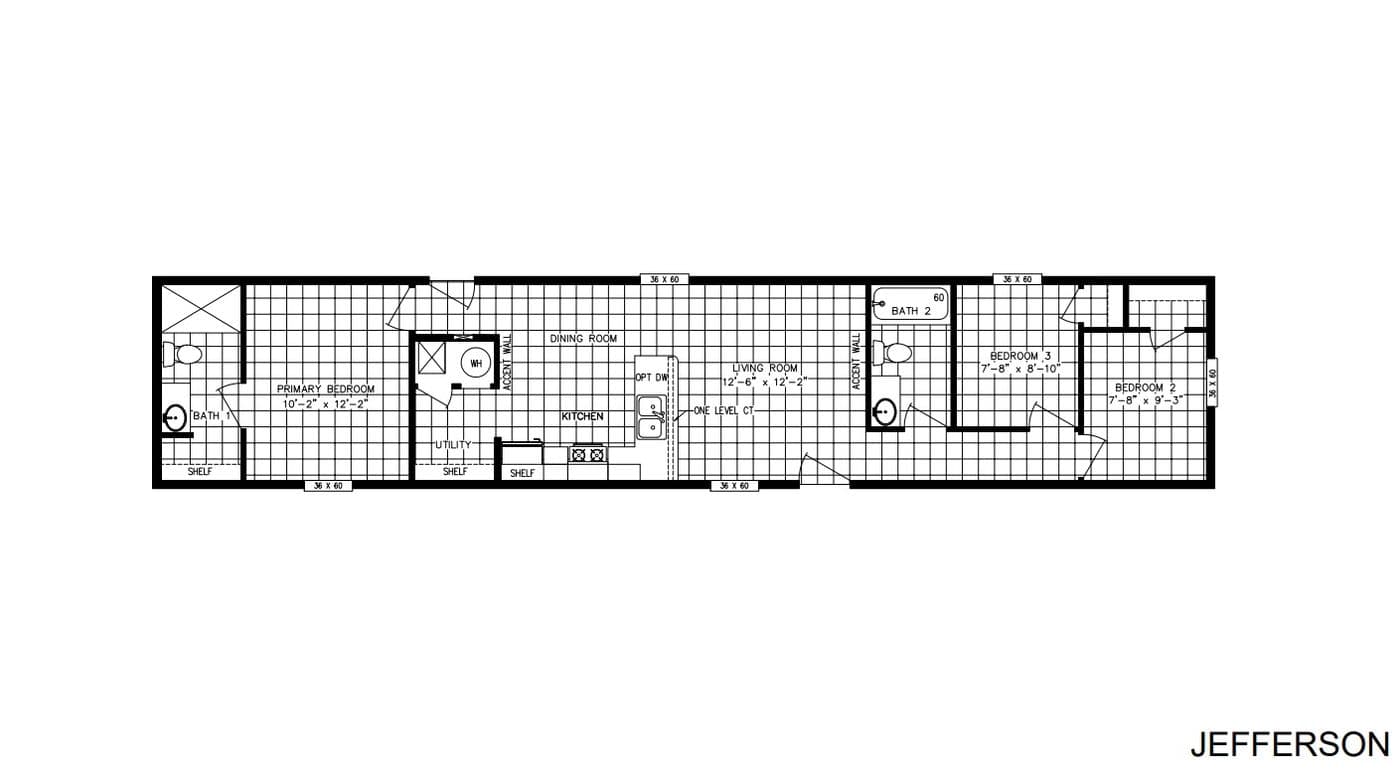Floor plan for JEFFERSON