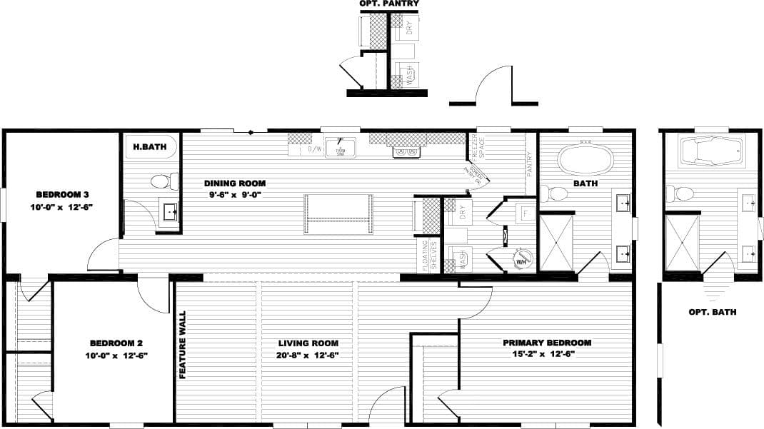 Floor plan for LIZZIE