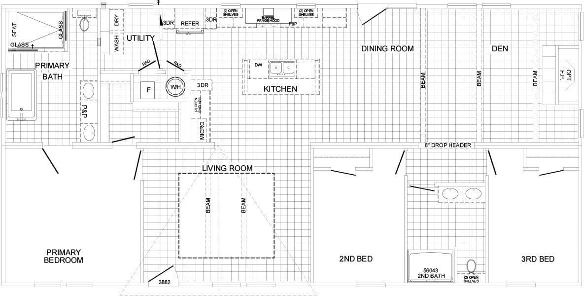 Floor plan for THE VALHALLA