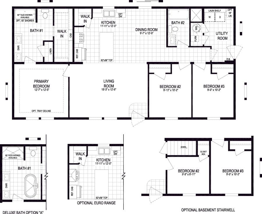Floor plan for SOMERSET DR/5228-MS012-1 SECT