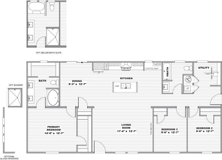 Floor plan for EXPLORER