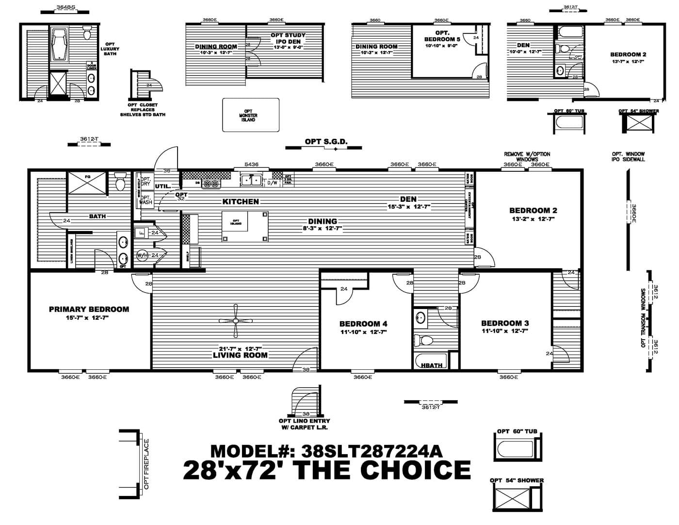 Floor plan for THE CHOICE