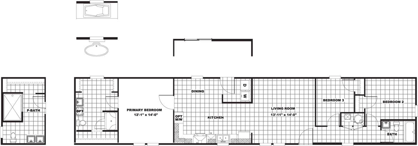 Floor plan for SHOWER HOUSE