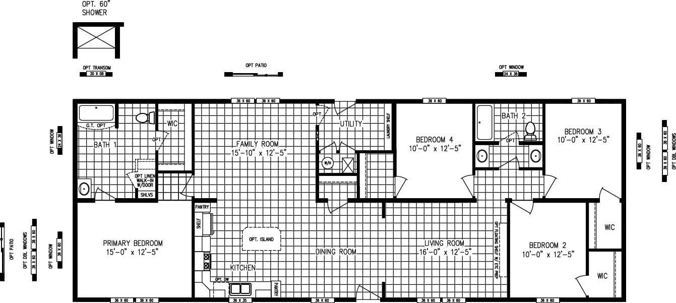Floor plan for EMERALD 7228-643