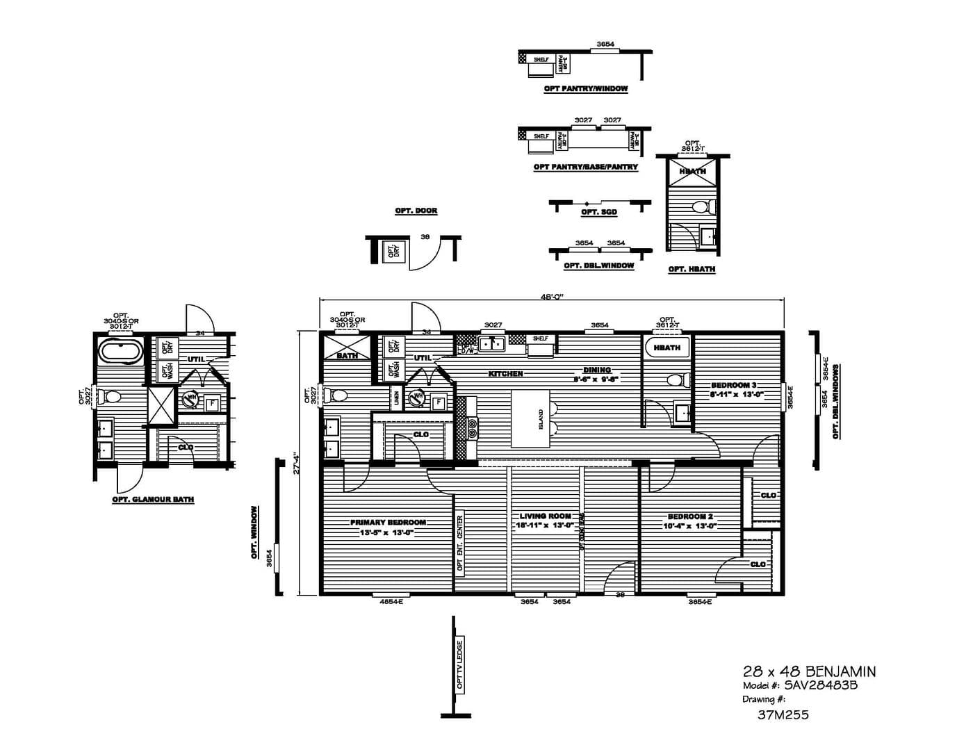 Floor plan for BENJAMIN