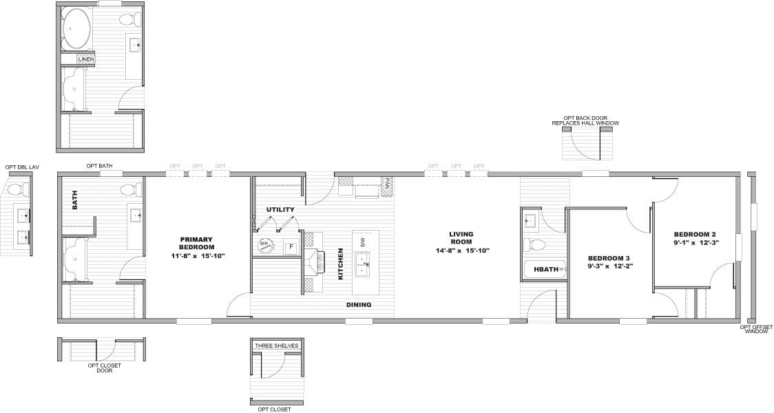 Floor plan for SENSATION