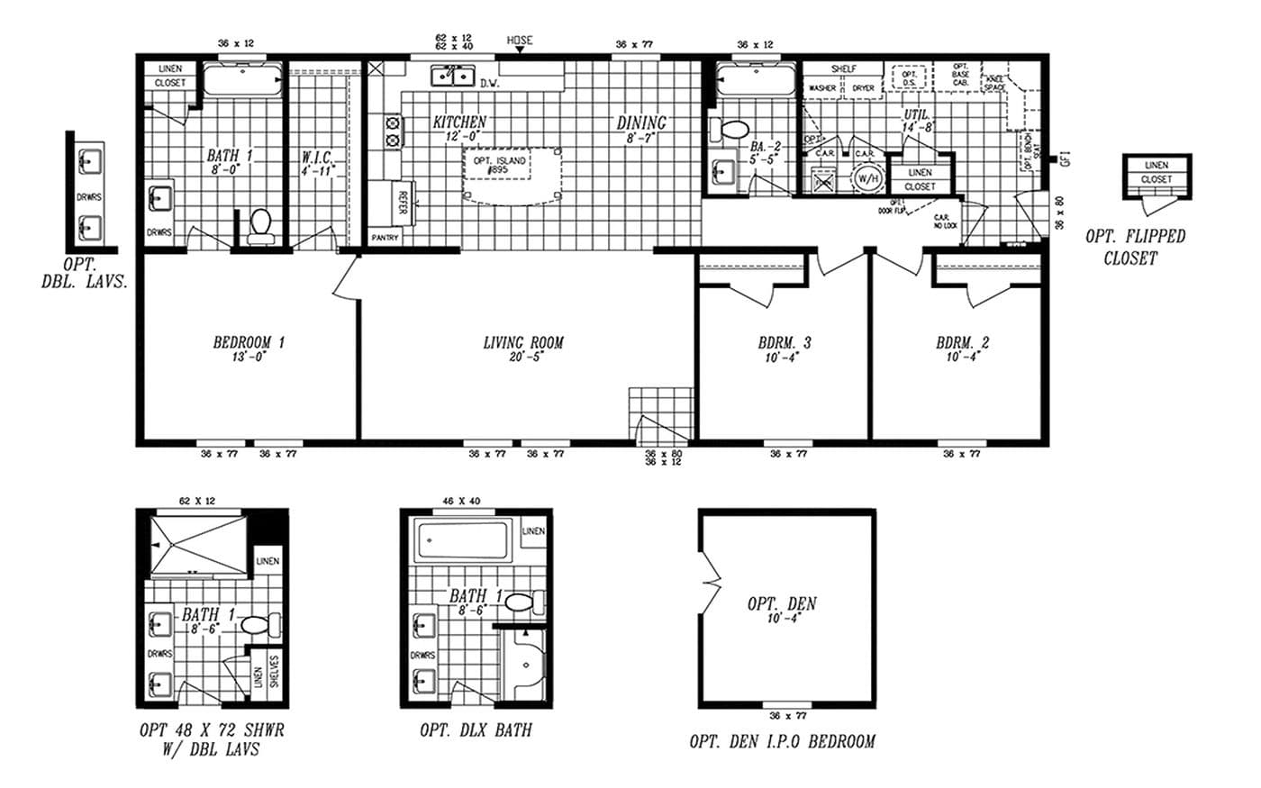 Floor plan for 2023 COLUMBIA RIVER