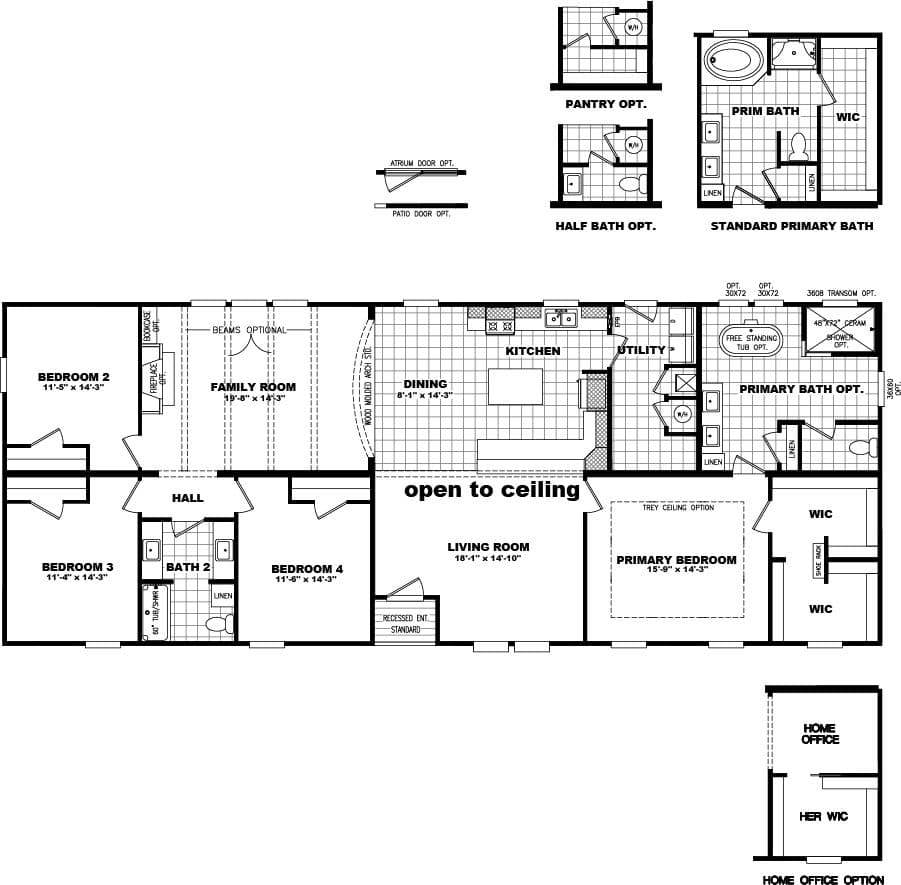 Floor plan for 3321 THE GEORGETOWN MOD