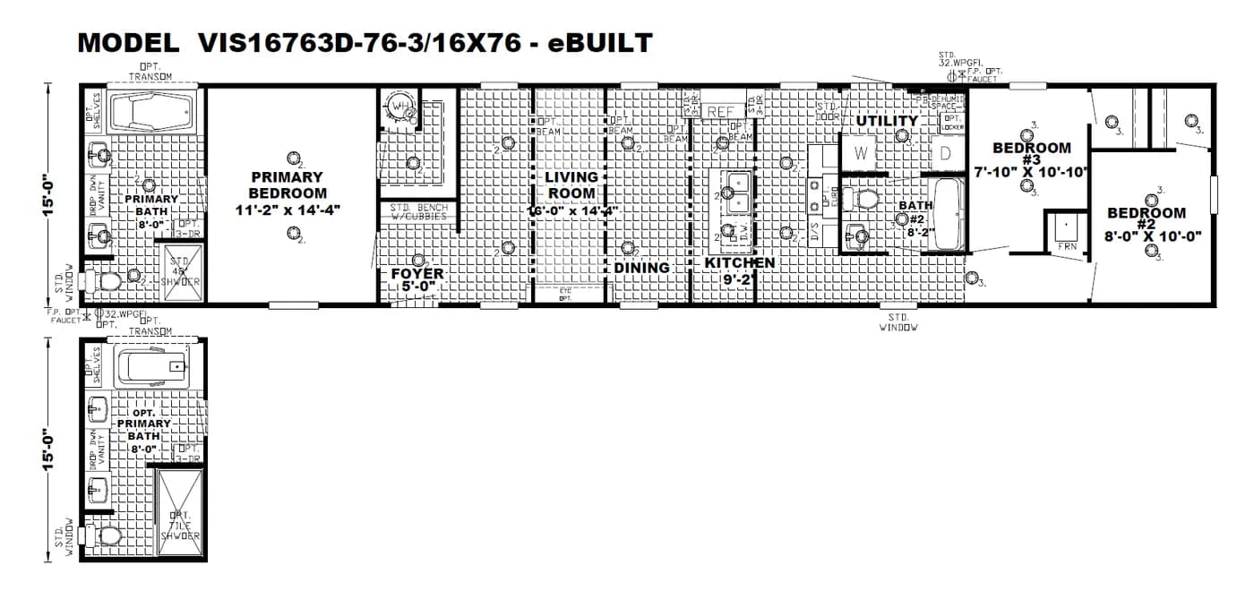 Floor plan for THE PARKSIDE