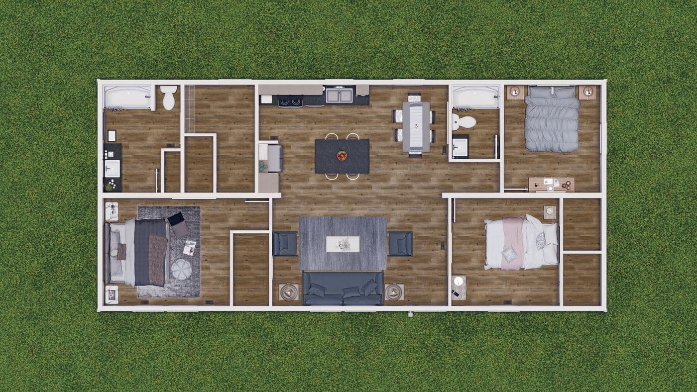 Floor plan for 5224-CC55 STONEBRIDGE 52