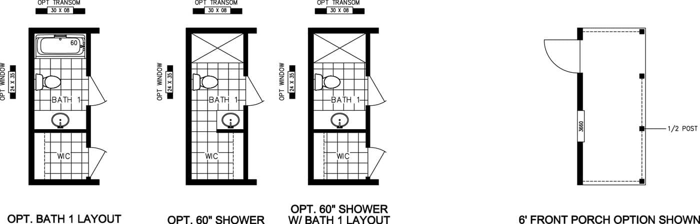 Floor Plan Options