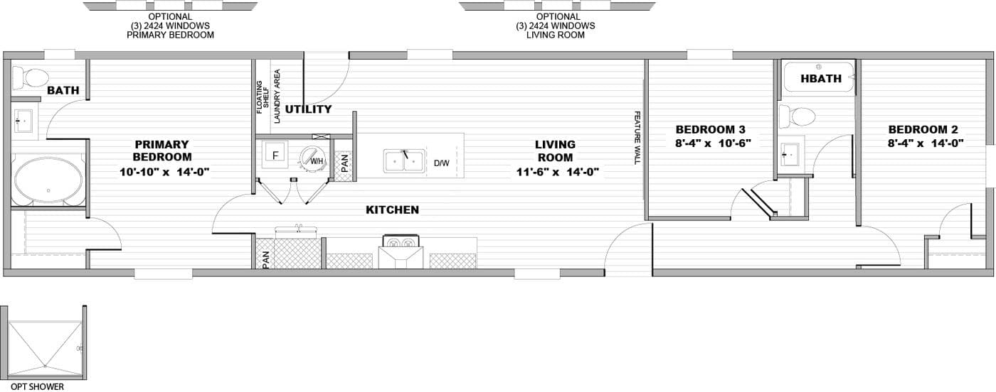 Floor plan for CLARK