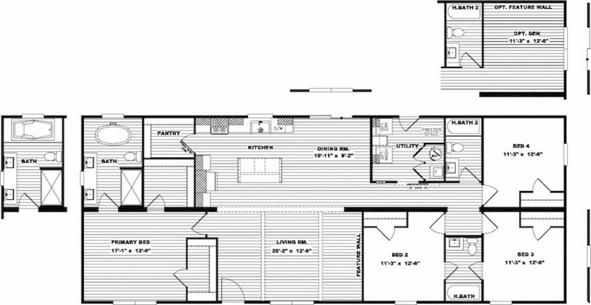 Floor plan for EVERETT