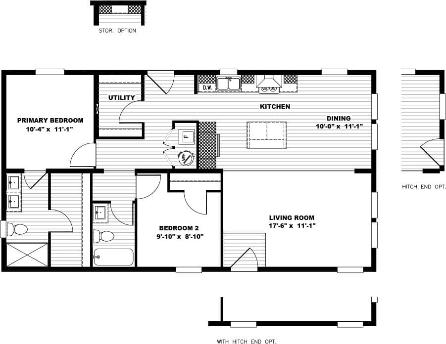 Floor plan for RISING SUN