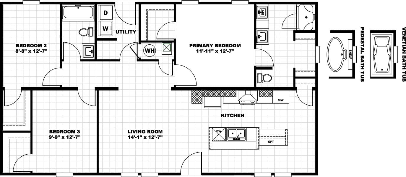 Floor plan for RICHMOND