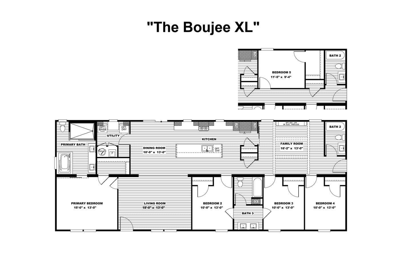 Floor plan for BOUJEE XL 2