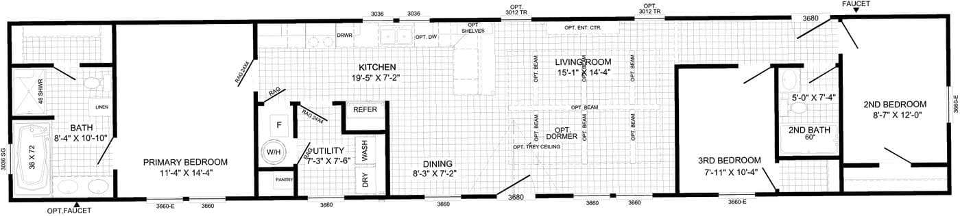 Floor plan for THE MARION