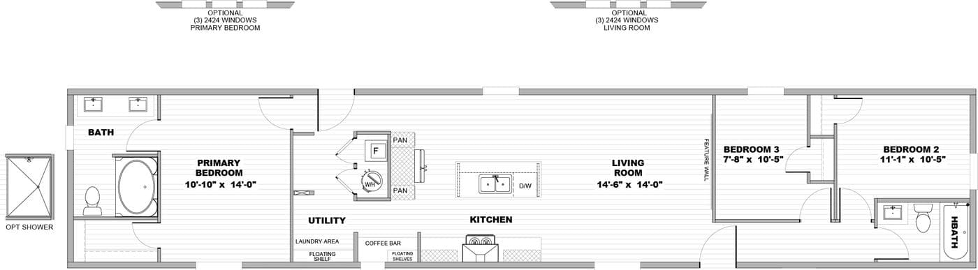 Floor plan for MARINER
