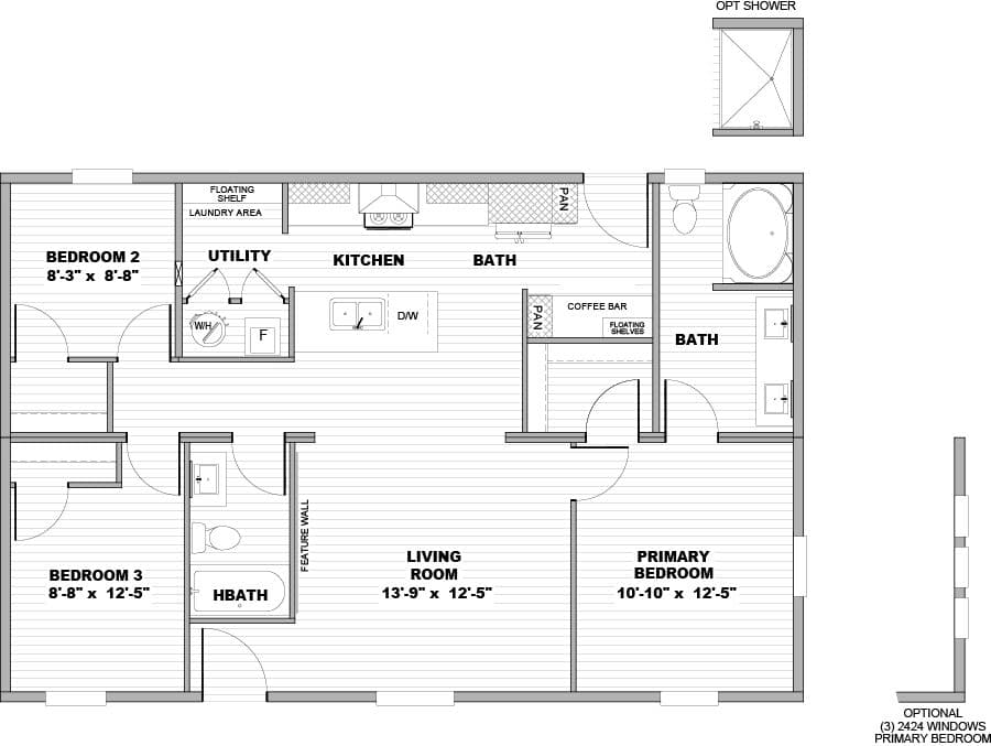 Floor plan for DRAKE