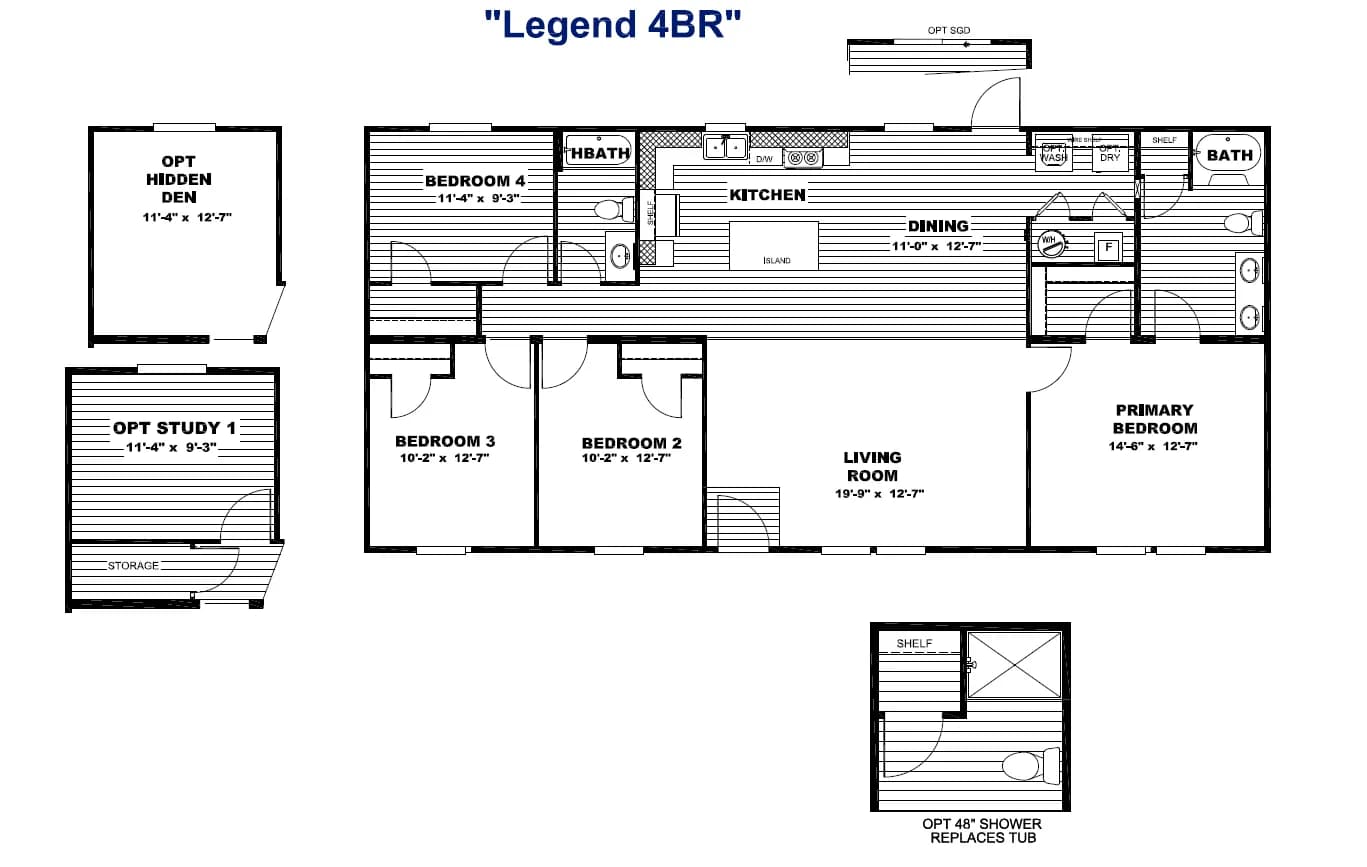 Floor plan for Kinloch
