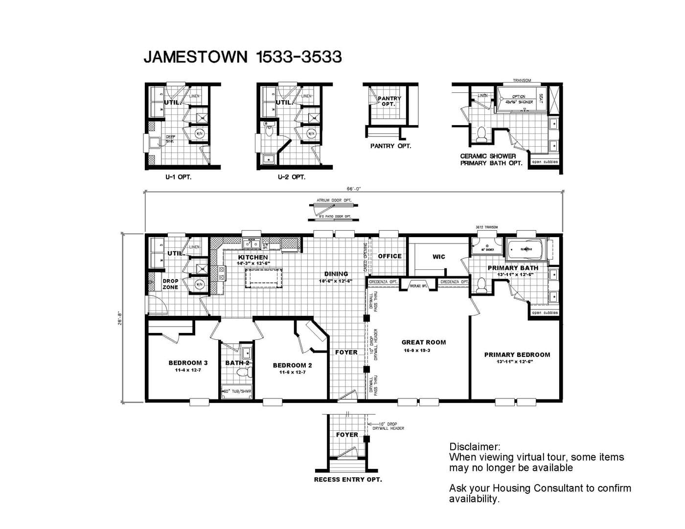 Floor plan for 1533 THE BROOK HUD
