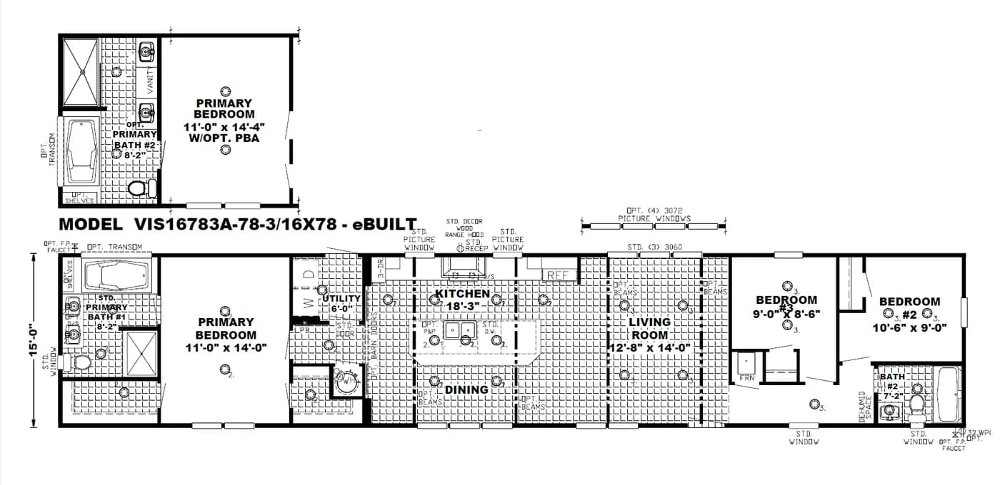 Floor plan for THE SEASIDE