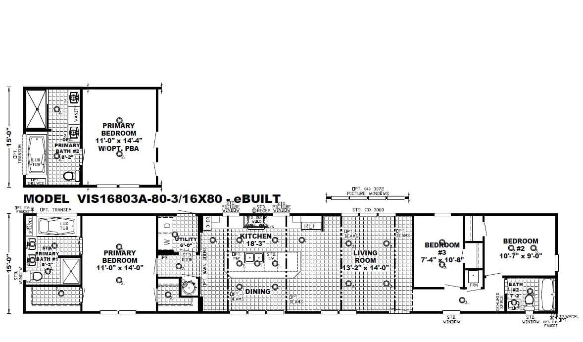 Floor plan for THE SEASIDE