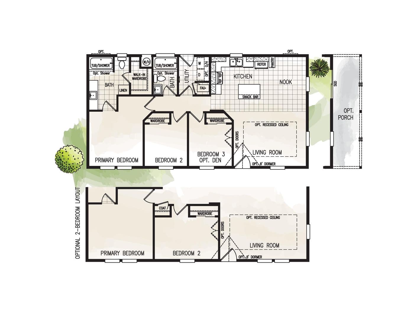 Floor plan for FAIRPOINT 24463B
