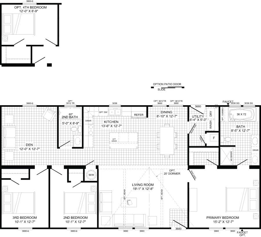 Floor plan for THE STARK
