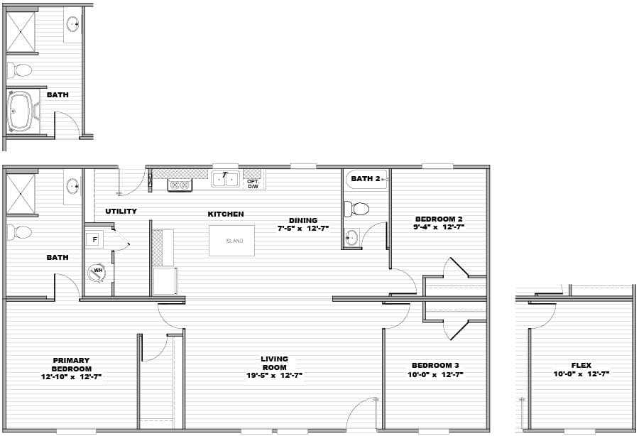 Floor plan for MAPLE