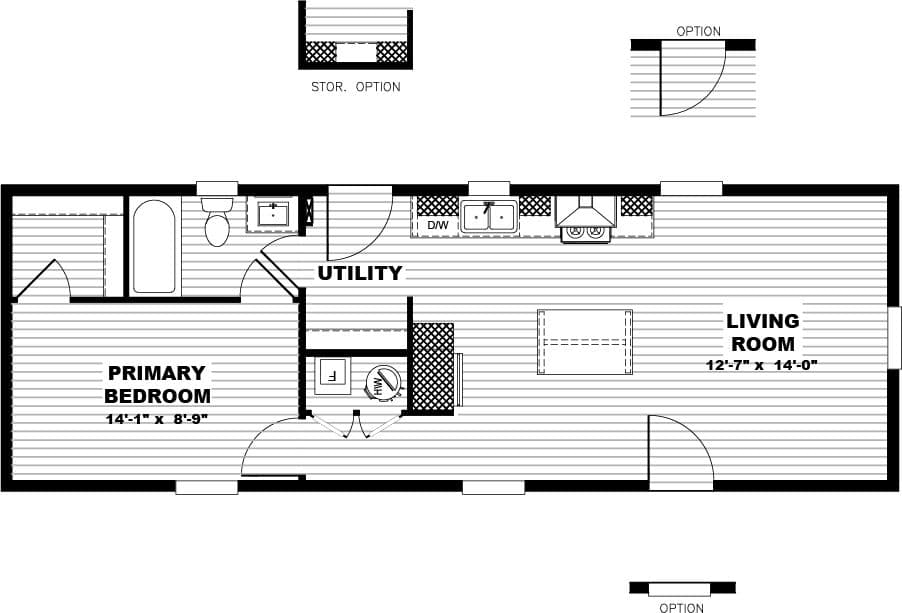 Floor plan for YESTERDAY