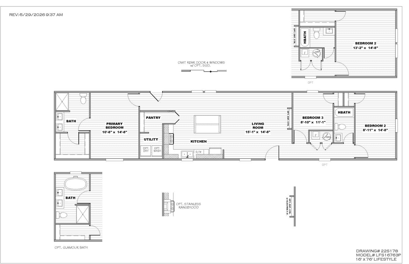 Floor plan for THE PANTRY HOUSE
