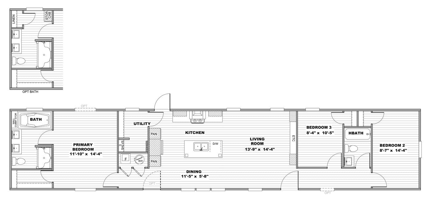 Floor plan for RESOLUTION 16763X