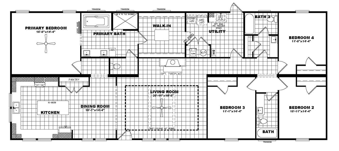 Floor plan for THE OLYMPUS