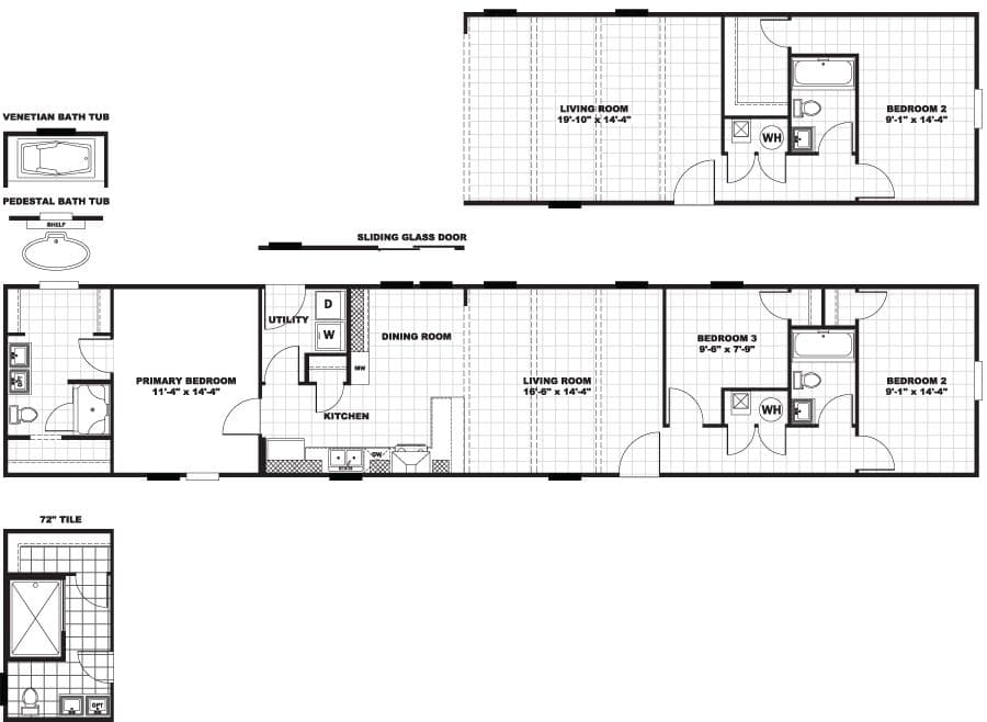 Floor plan for ANNIVERSARY 76