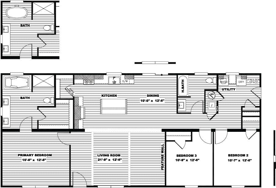 Floor plan for FARM 3 FLEX