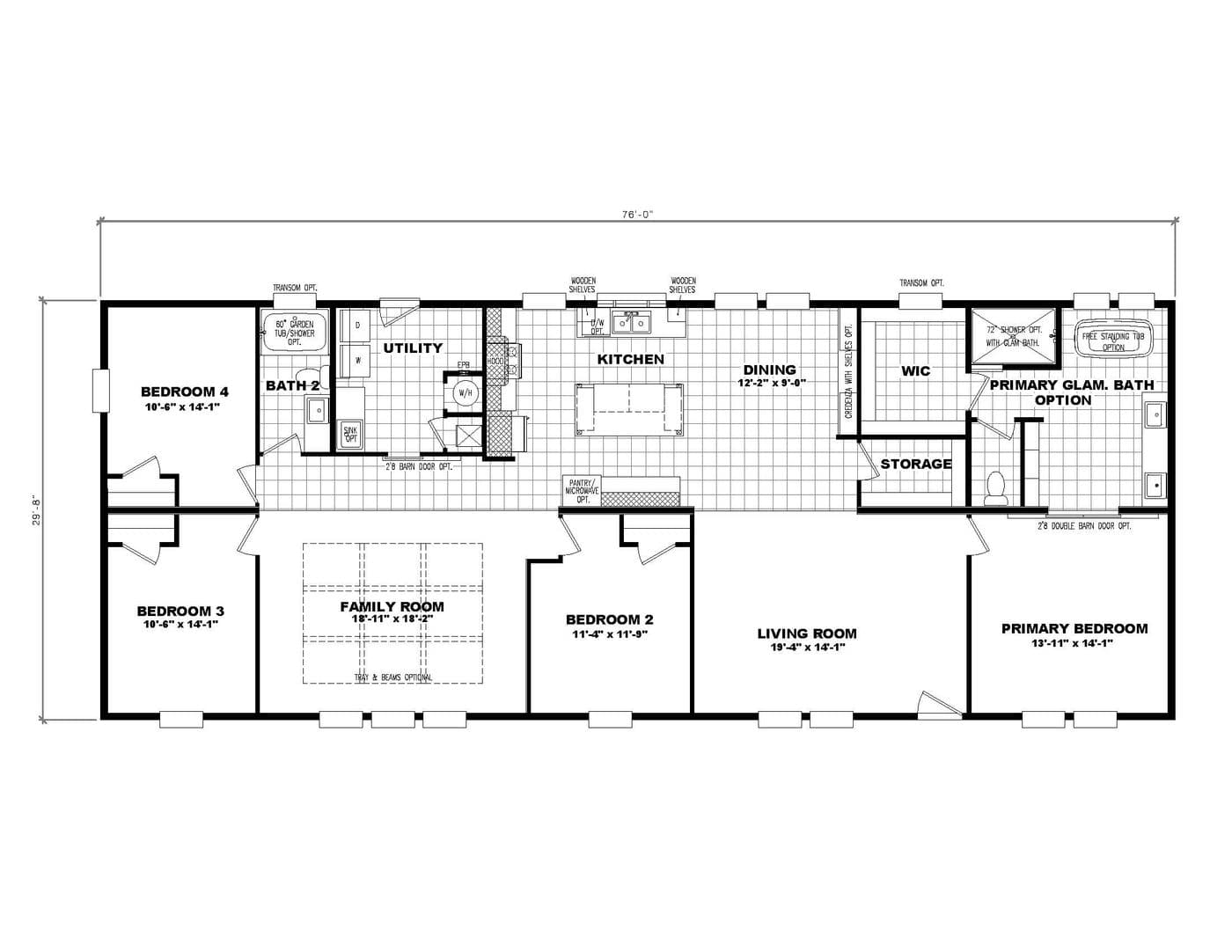 Floor plan for 1454 THE BOSS HUD
