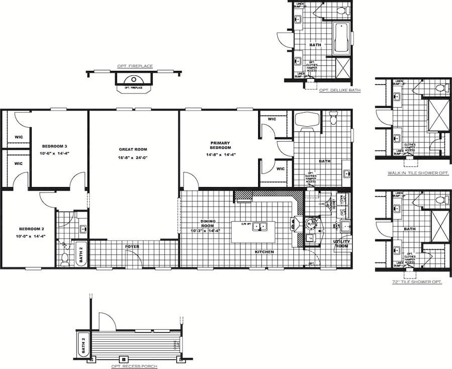 Floor plan for FRONTIER
