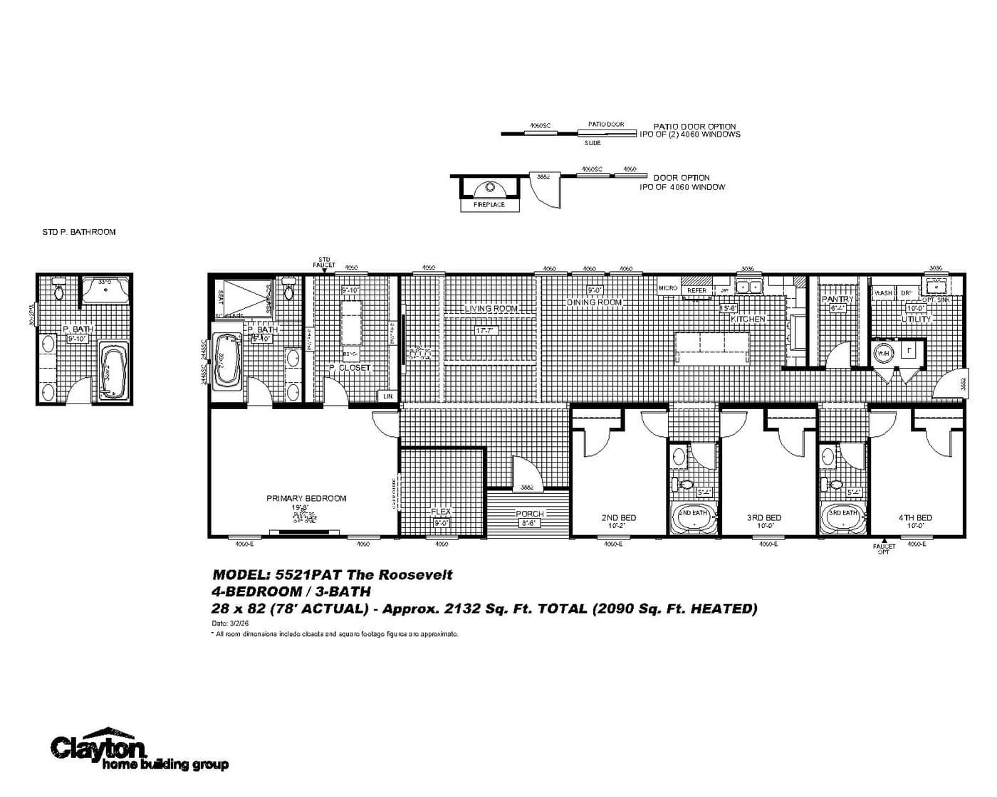 Floor plan for THE ROOSEVELT
