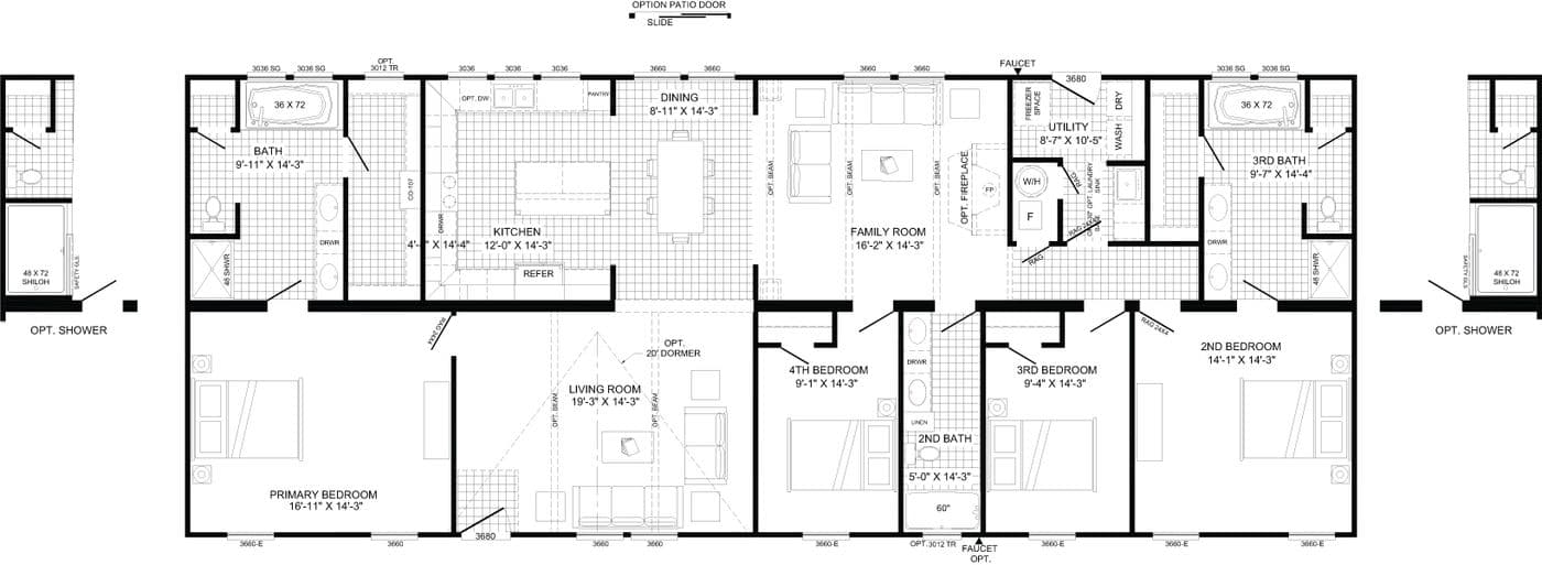 Floor plan for THE RODDY