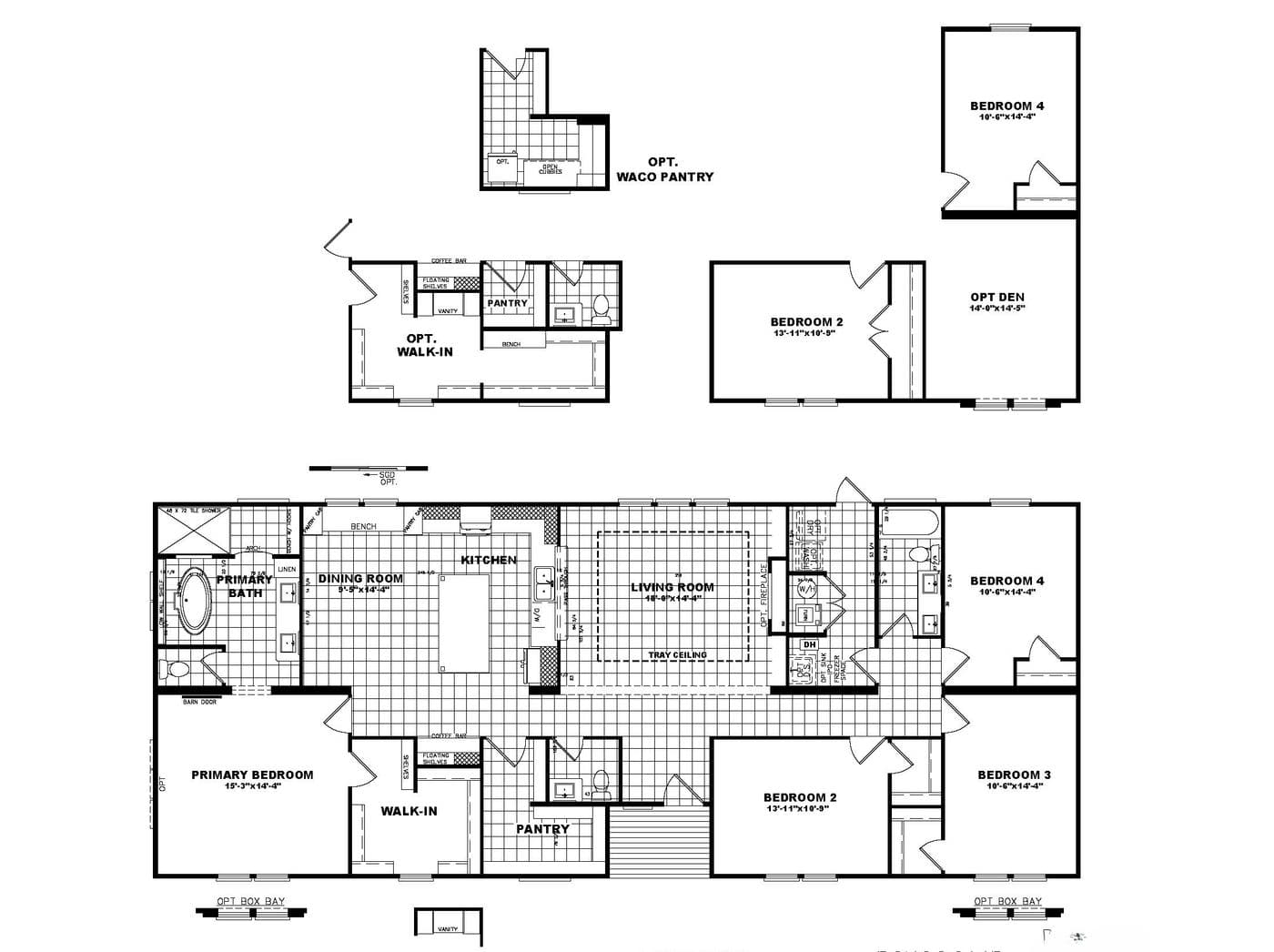 Floor plan for THE VALENTINO