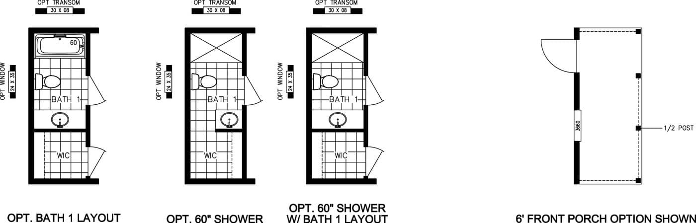 Floor Plan Options