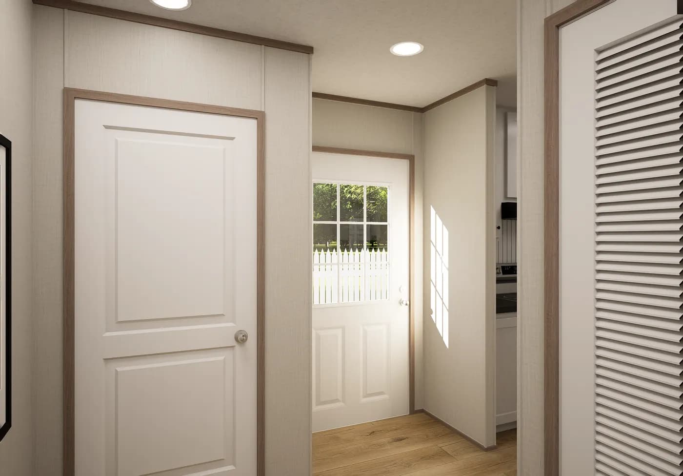 The GROVE Utility Room. This Manufactured Mobile Home features 3 bedrooms and 2 baths.