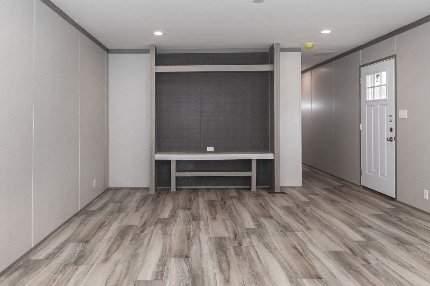 The THE PANTRY HOUSE Living Room. This Manufactured Mobile Home features 3 bedrooms and 2 baths.